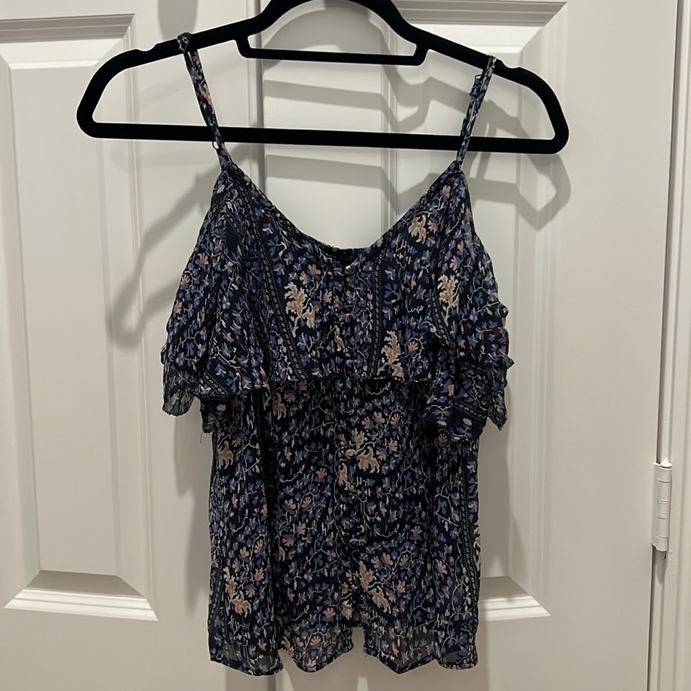 PAIGE henna cold shoulder blouse - Picture 3 of 7